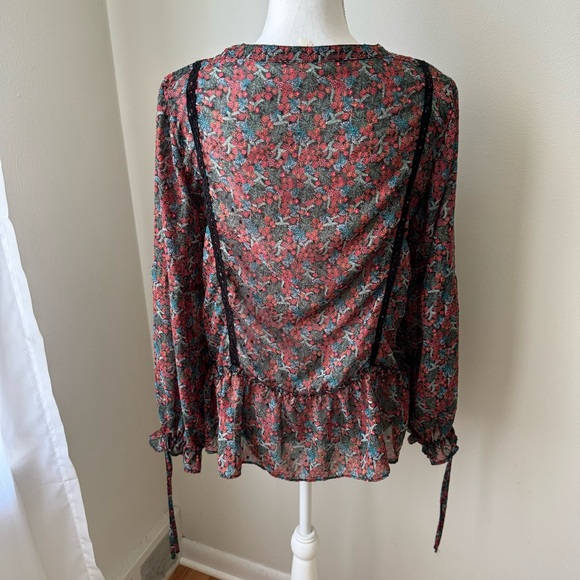 Matilda Jane Carol Floral Peasant Top‎ - Picture 3 of 8